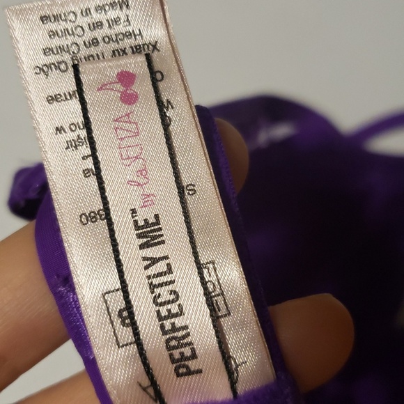 La SENZA Perfectly Me Purple Lace Push-Up Bra 32B - Picture 6 of 7